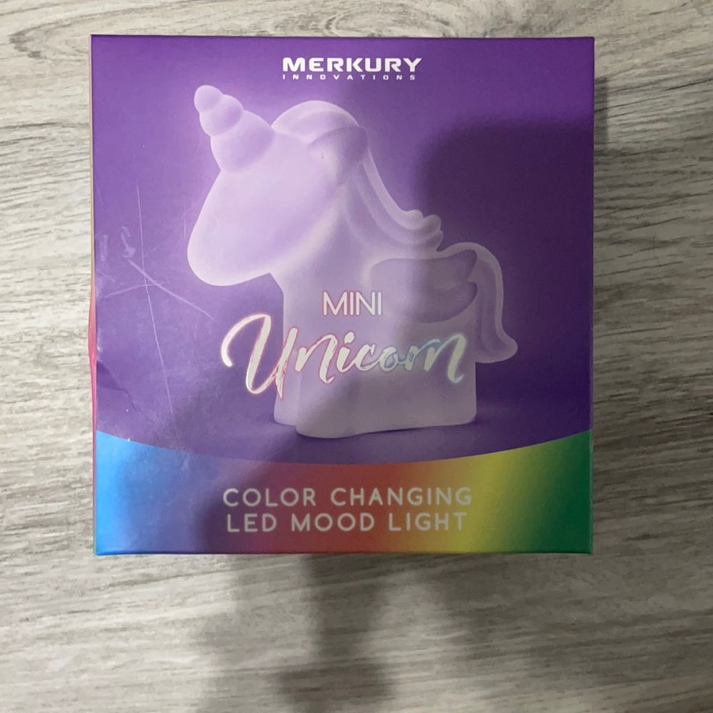 NWT in box unicorn LED lamp